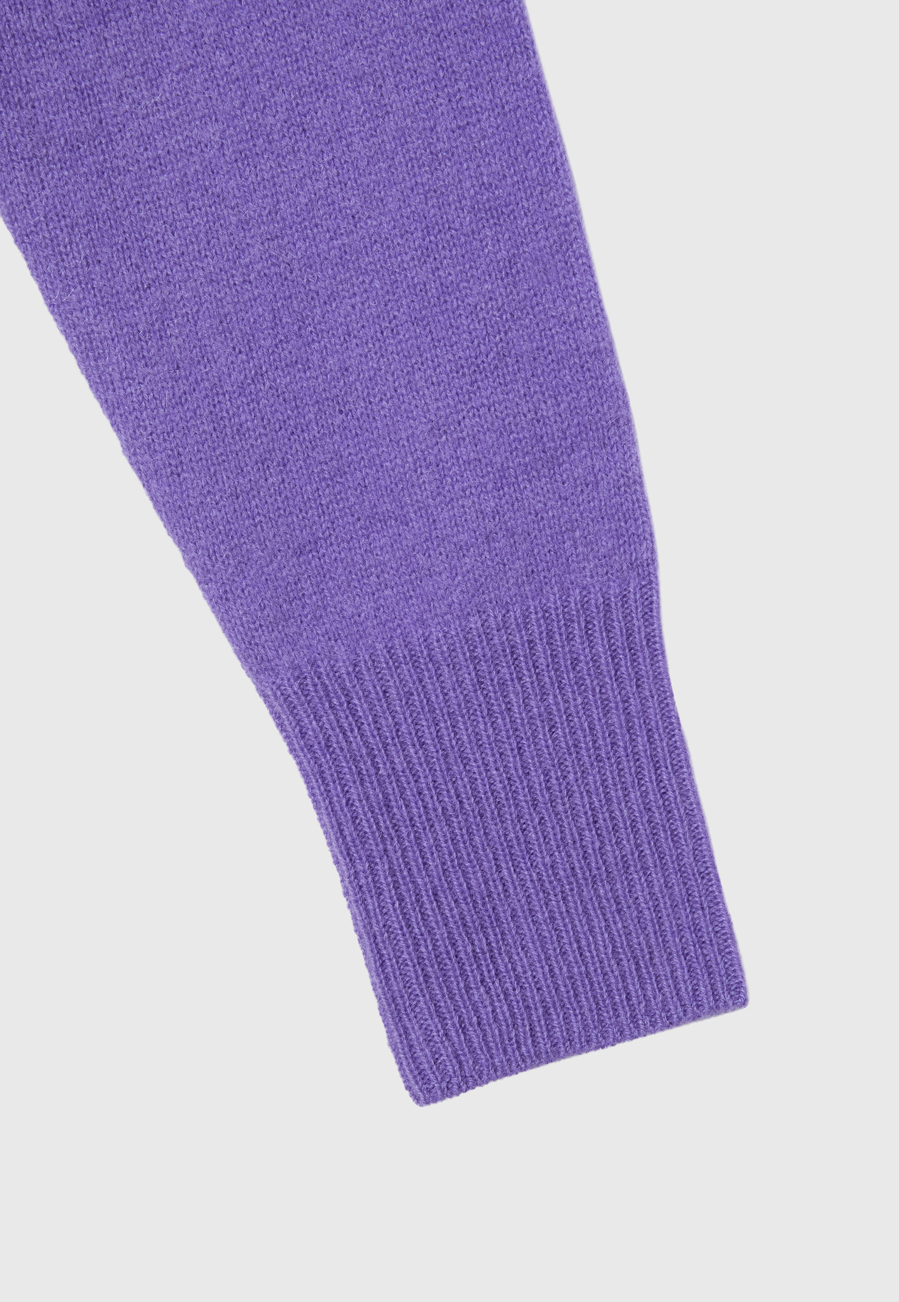 WHITE YAK LOOSE BOTTLE NECK KNIT 詳細画像 Purple 10