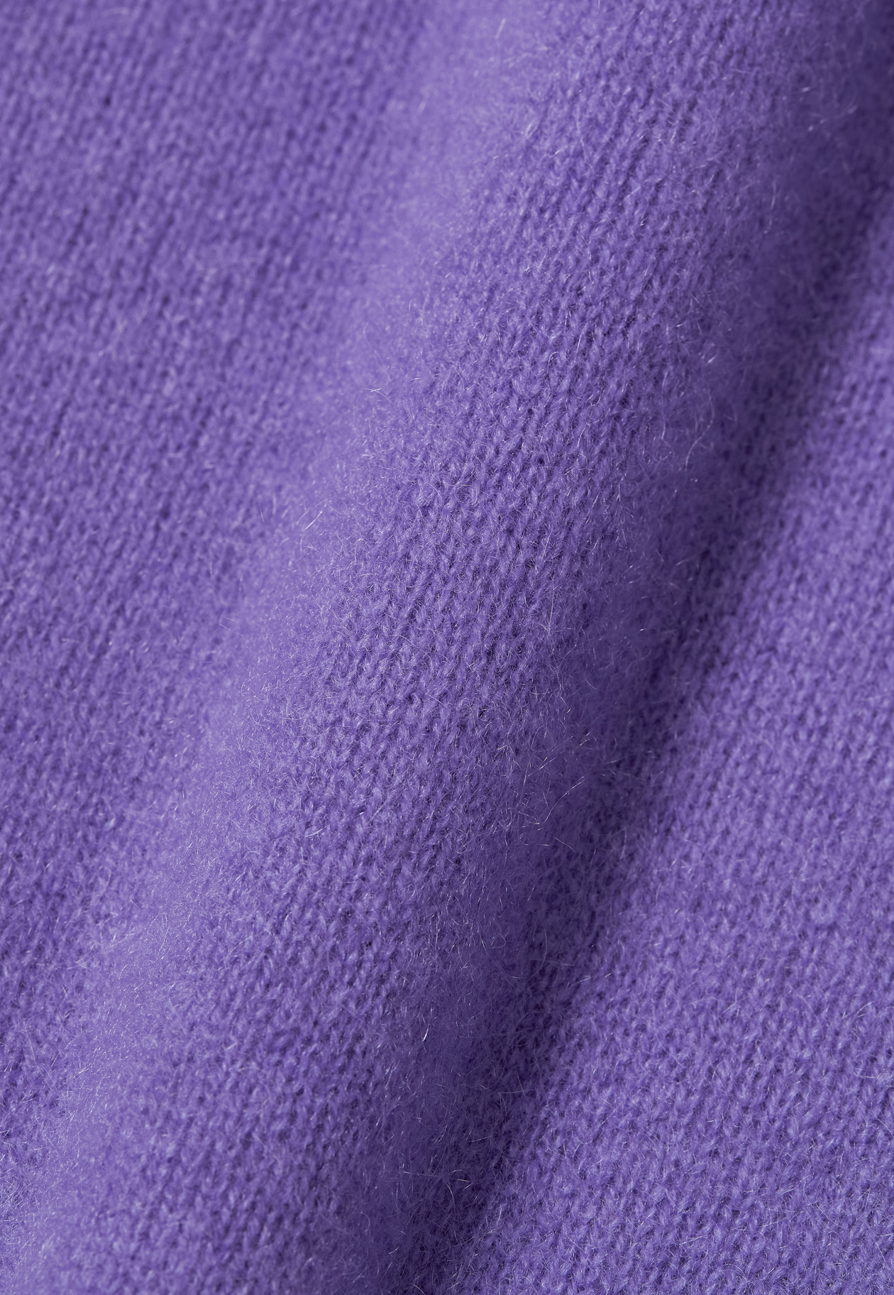 WHITE YAK LOOSE BOTTLE NECK KNIT 詳細画像 Purple 12