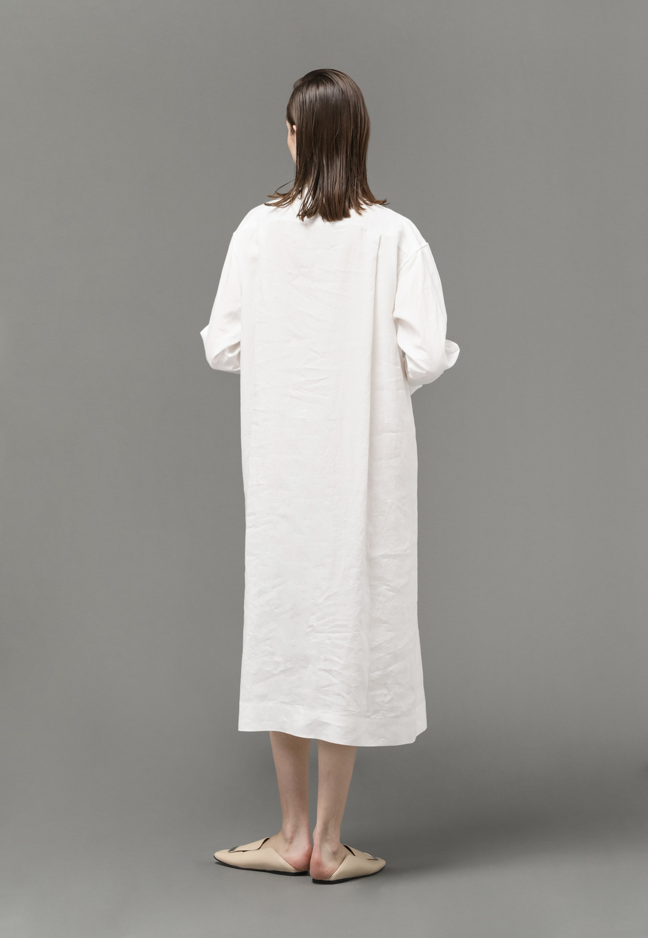 COMPACT LINEN DRESS 詳細画像 OW 4