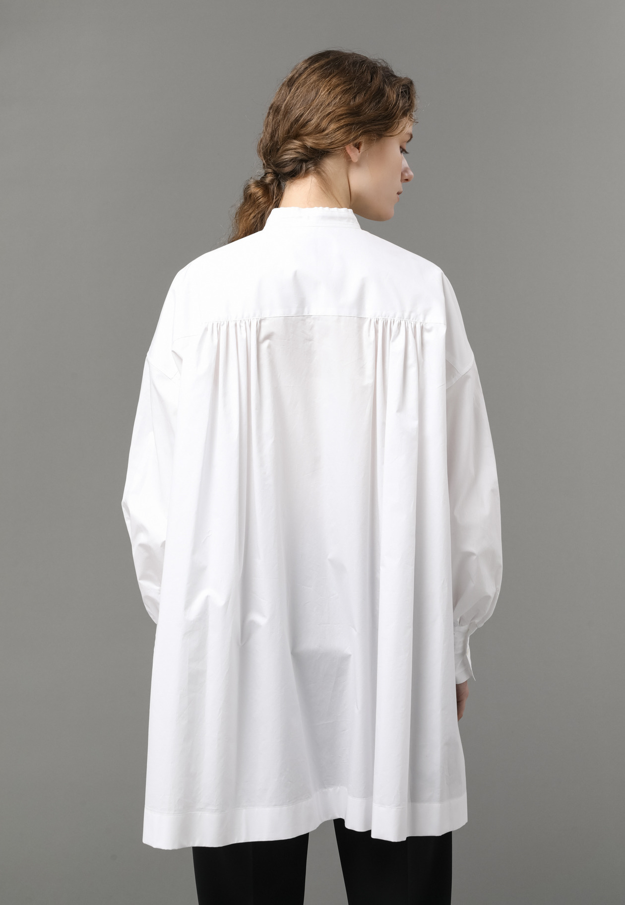 COTTON GATHERED SHIRT 詳細画像 OW 3