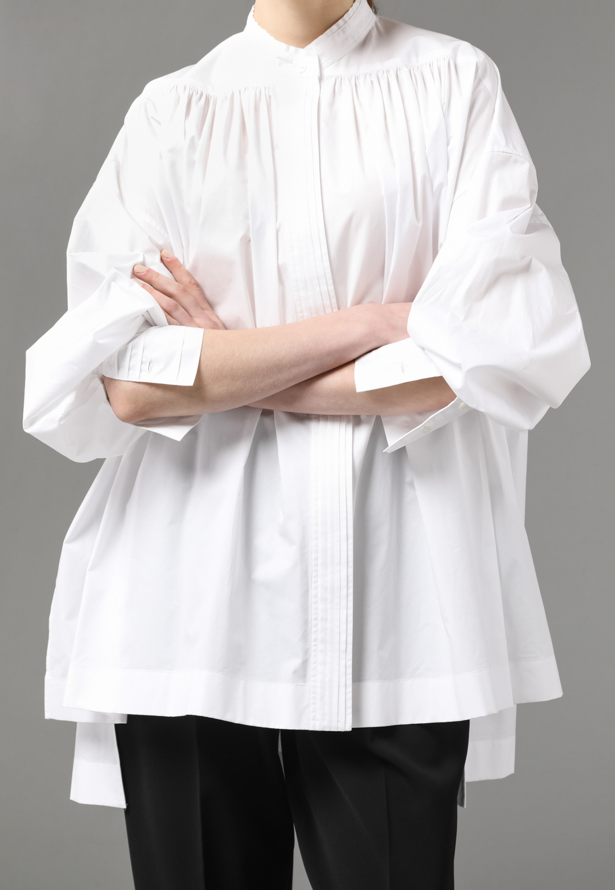 COTTON GATHERED SHIRT 詳細画像 OW 6