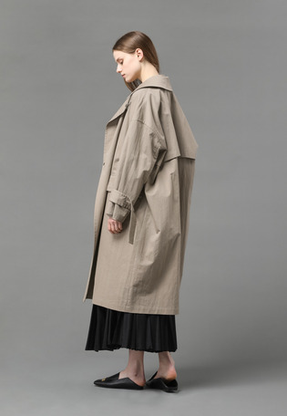 PIECE DYED TRENCH COAT