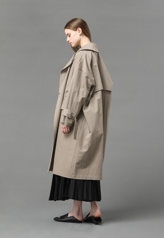 PIECE DYED TRENCH COAT 詳細画像 G.BE 1