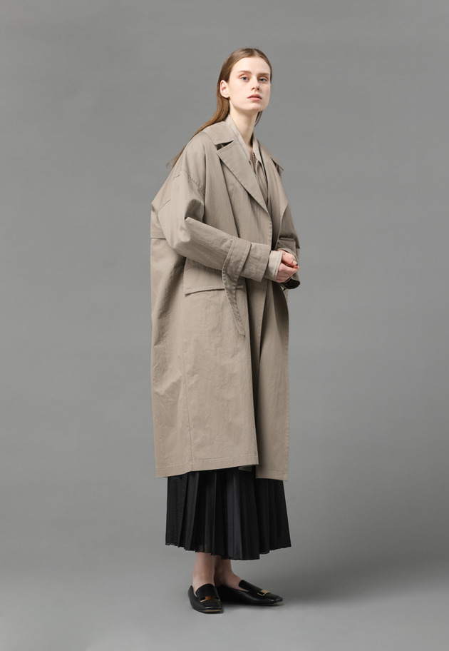 PIECE DYED TRENCH COAT 詳細画像 G.BE 3