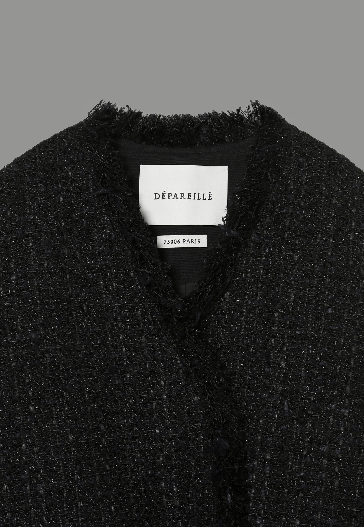 FANCY TWEED JACKET 詳細画像 Black 13