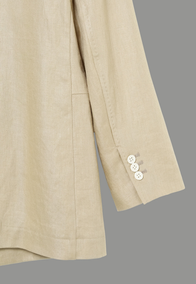 LINEN TWILL JACKET 詳細画像 Beige 13