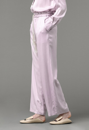 VISCOSE SATIN PANTS