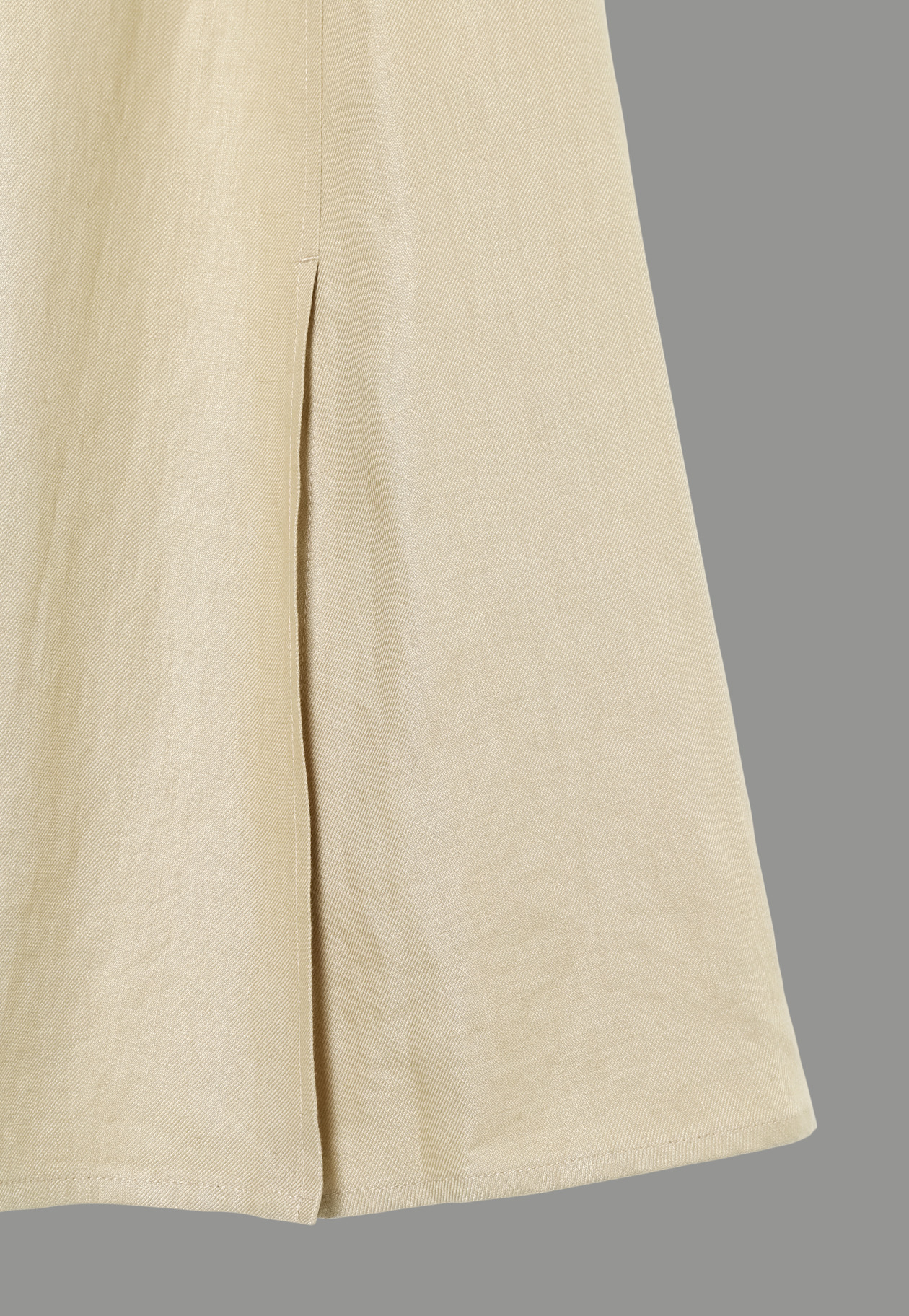 LINEN TWILL SKIRT 詳細画像 Beige 13