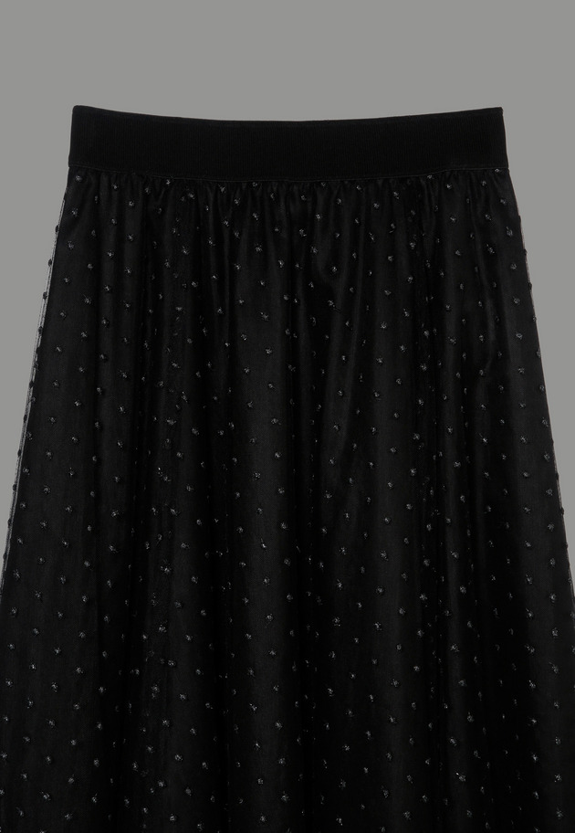 DOT TULLE SKIRT 詳細画像 Black 6