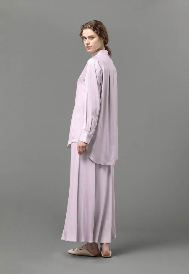 VISCOSE SATIN SKIRT 詳細画像 Lav 2