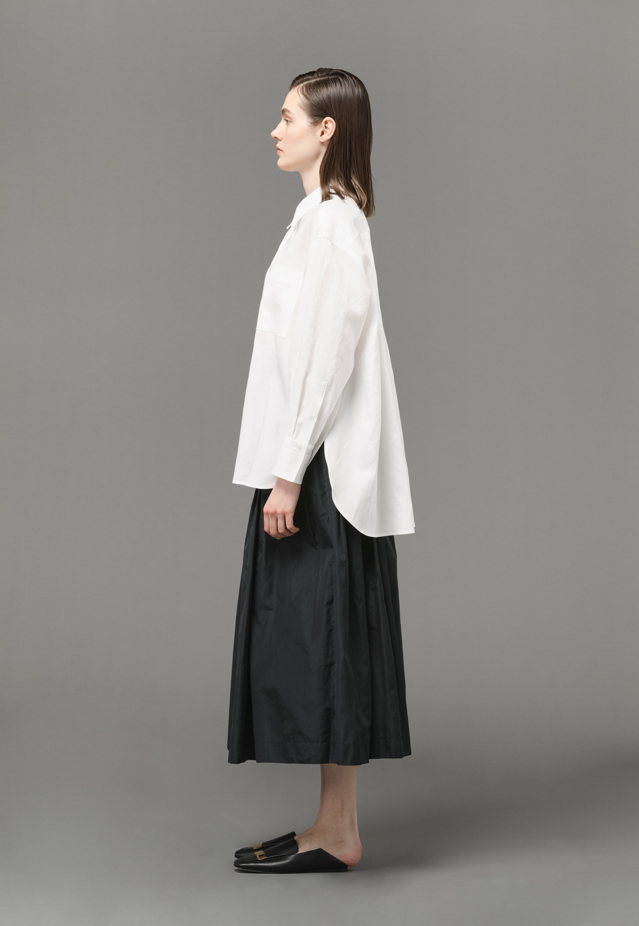 COMPACT LINEN SHIRT 詳細画像 OW 4