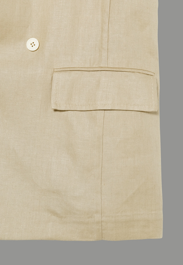 LINEN TWILL GILET 詳細画像 Beige 5