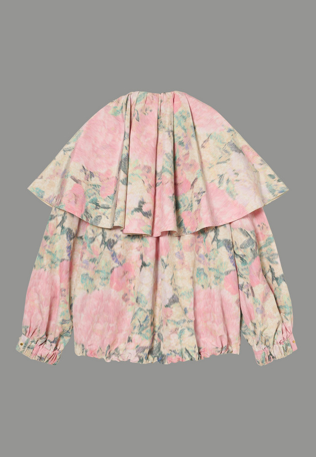 FLOWER CAPE BLOUSON 詳細画像 Pink 2