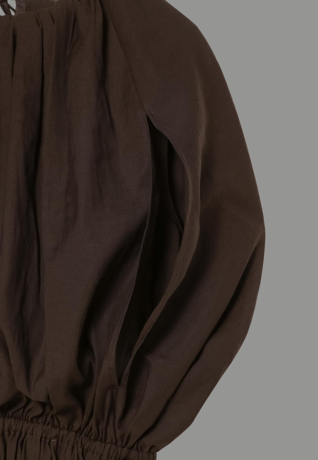 COCOON TOPS DRESS 詳細画像 Brown 13