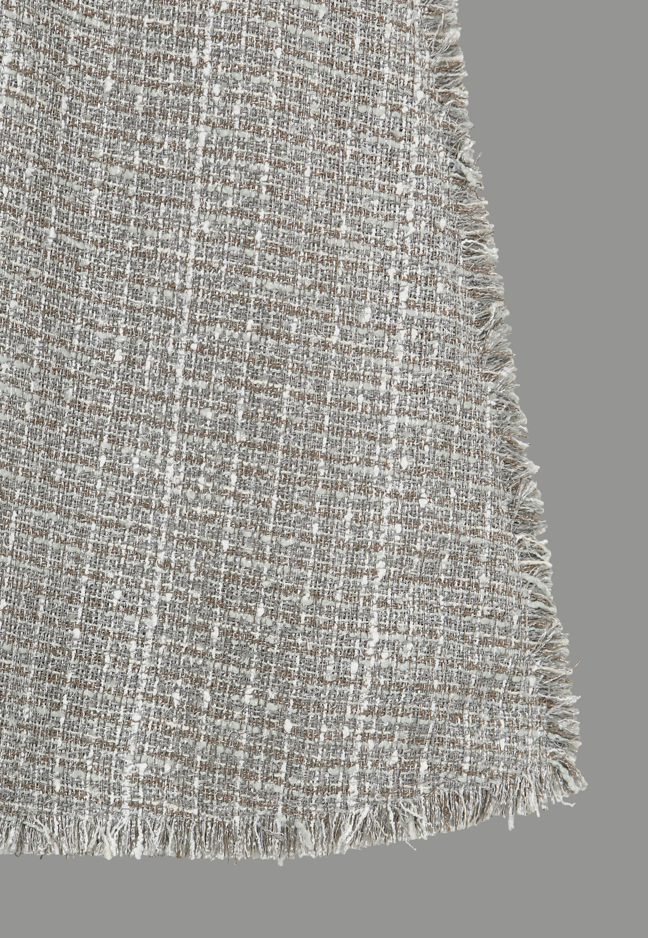 FANCY TWEED OVERLAP DRESS 詳細画像 Gray 13