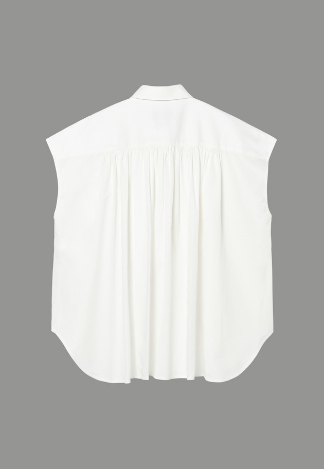 COTTON SILK BLOUSE 詳細画像 White 2