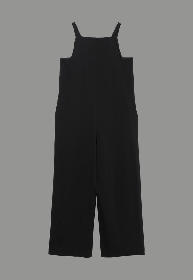 VISCOSE WOOL OVERALLS 詳細画像 Black 8