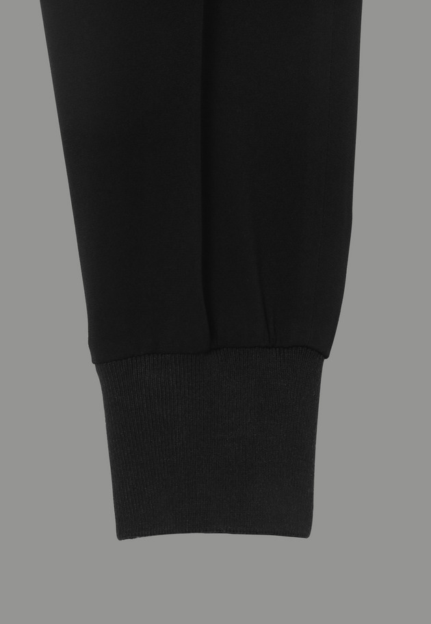 BACK SATIN GEORGETTES PANTS 詳細画像 Black 5