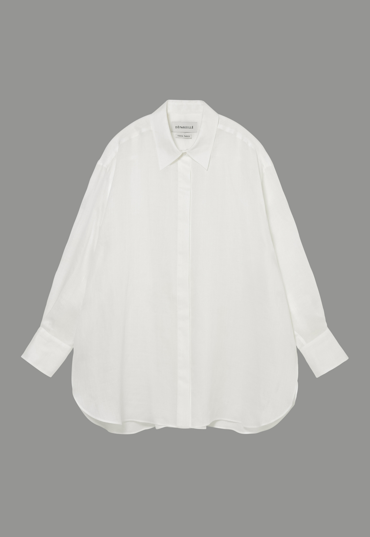 SHEER RAMIE SHIRT 詳細画像 OW 1