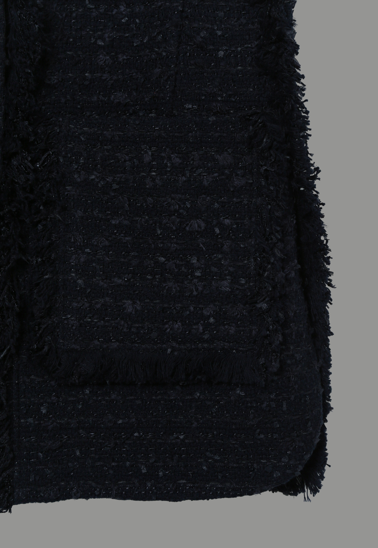 TAPEYARN TWEED ROUND HEM GILET 詳細画像 Navy 13