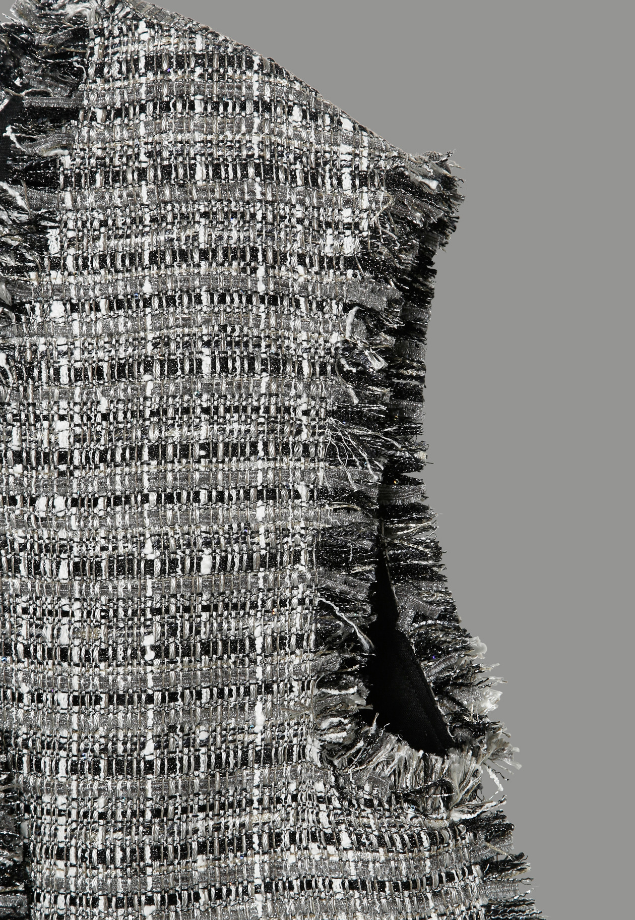 LAME TWEED VEST 詳細画像 Black 16