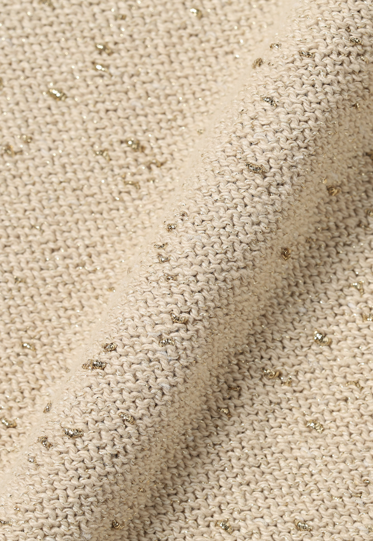 COTTON LAME CARDIGAN 詳細画像 Beige 7