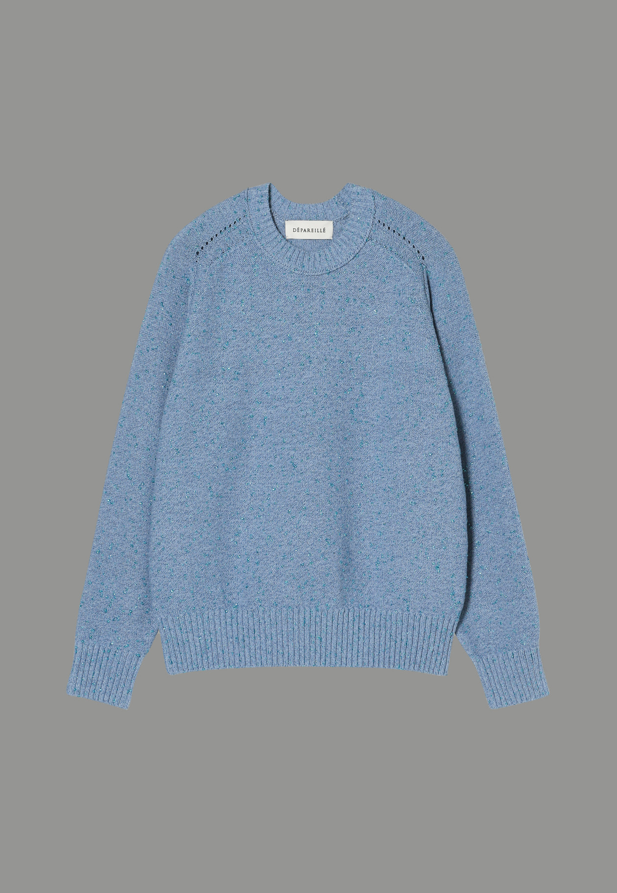 COTTON LAME KNIT 詳細画像 Blue 1