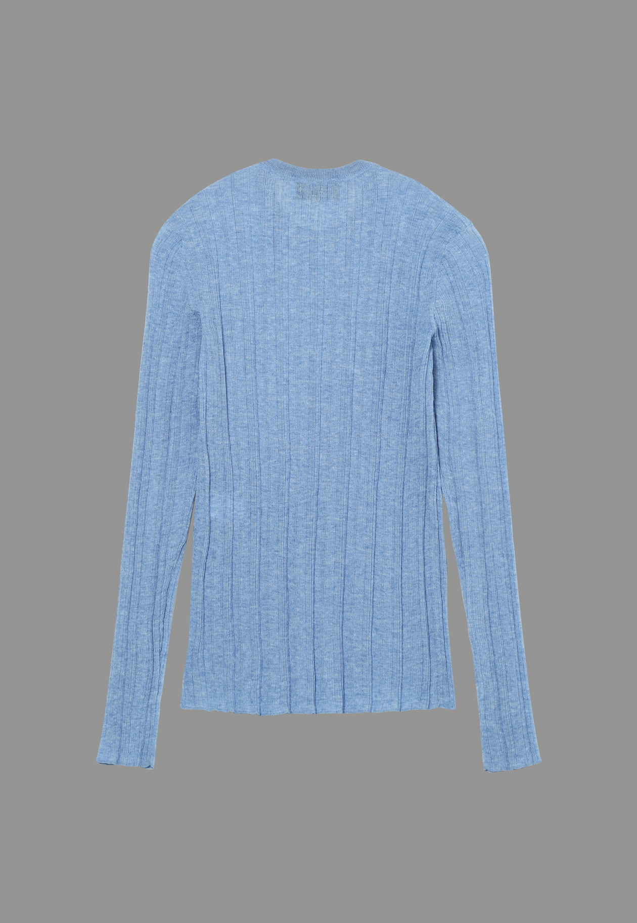 SHEER RIB KNIT 詳細画像 Blue 2