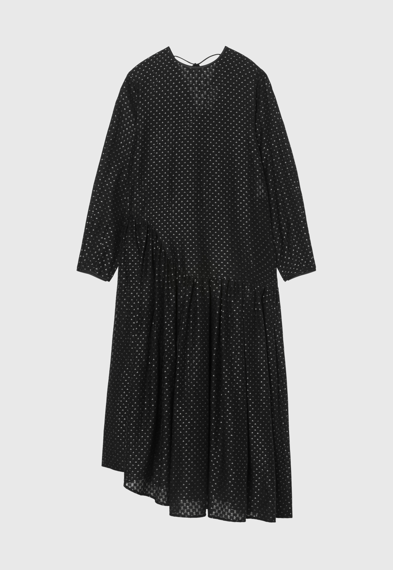 DOT JACQUARD DRESS 詳細画像 Black 7