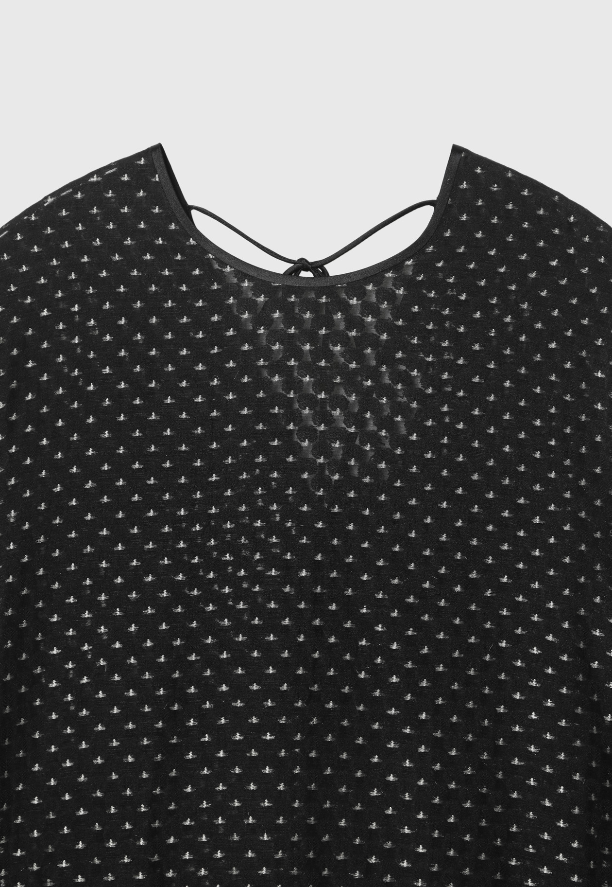 DOT JACQUARD DRESS 詳細画像 Black 9