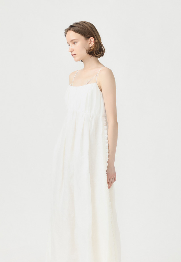 LINEN BRIGHT JACQUARD DRESS 詳細画像 OW 1