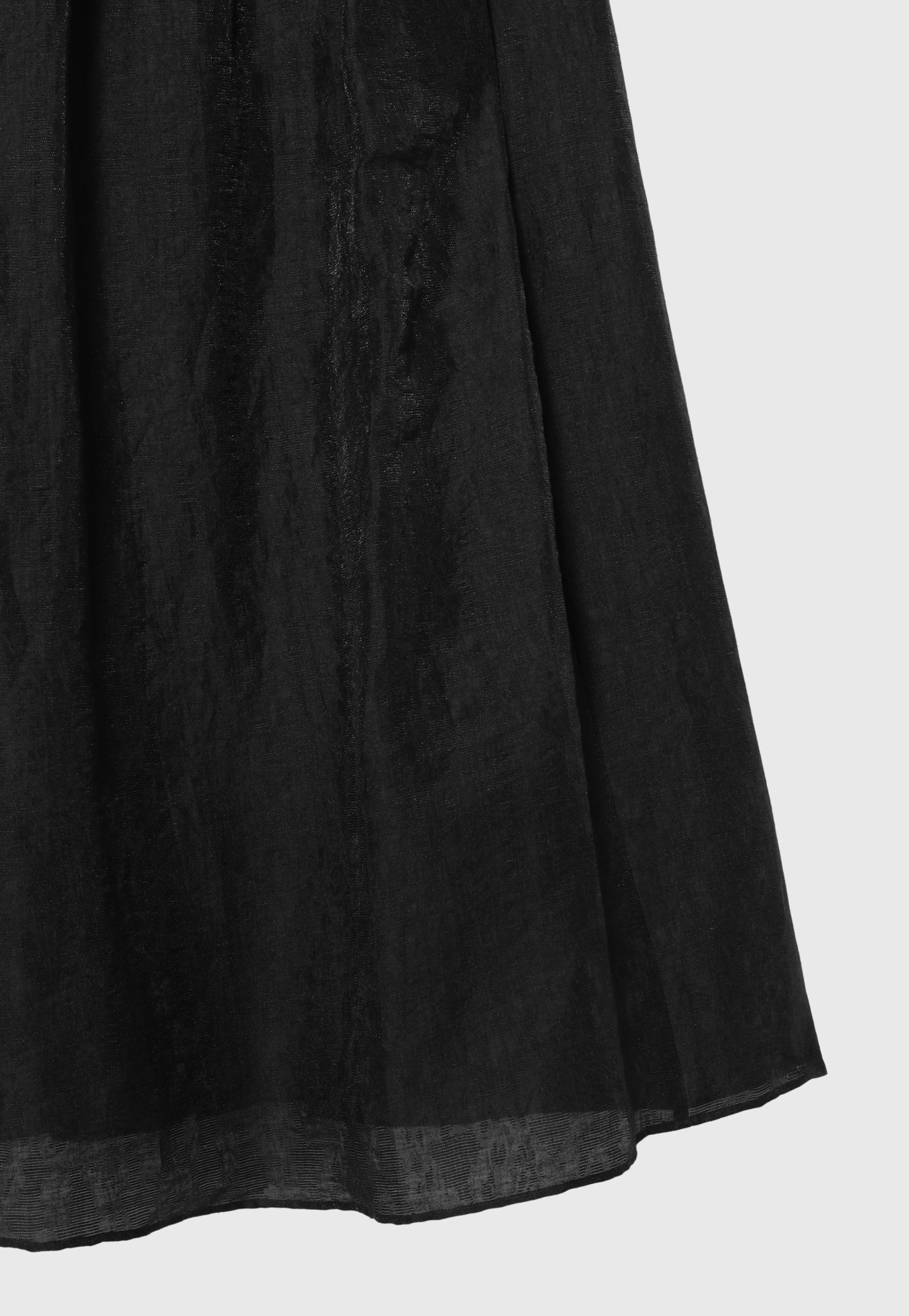 LINEN BRIGHT JACQUARD DRESS 詳細画像 Black 5