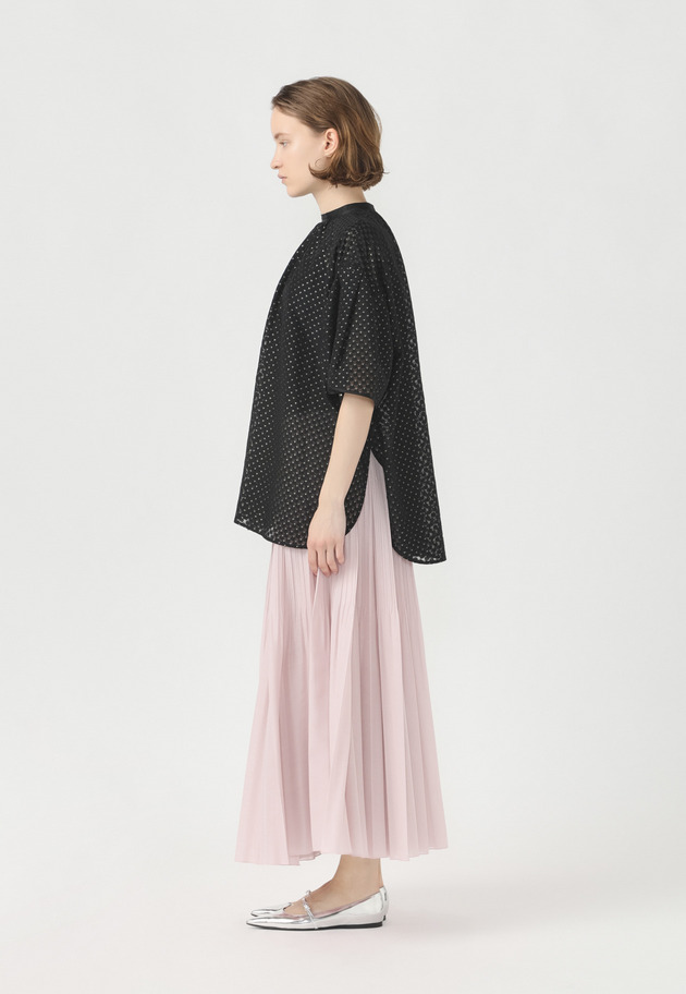 DOT JACQUARD BLOUSE 詳細画像 Black 4