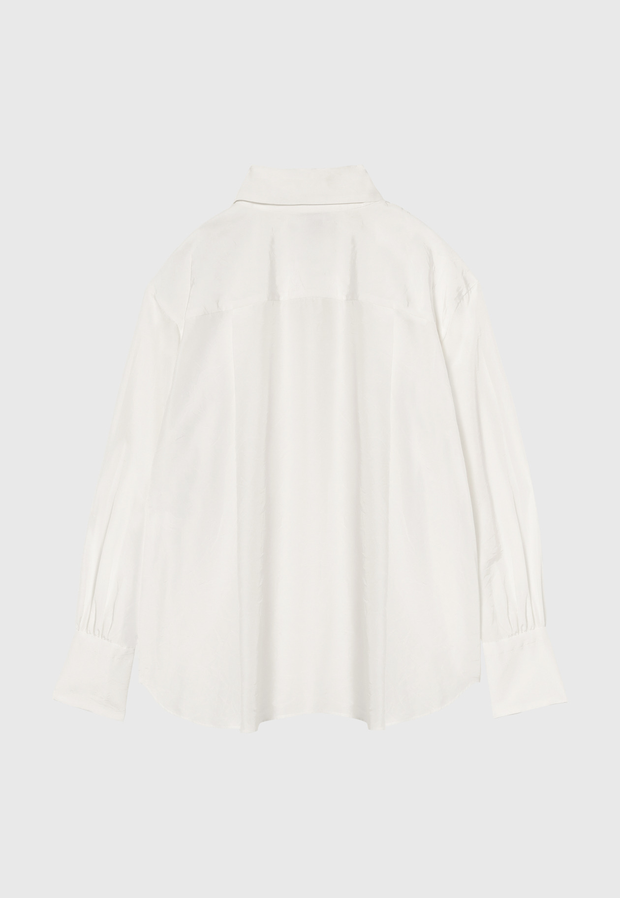 SILK CUPRA WASHER BLOUSE 詳細画像 Ivory 16