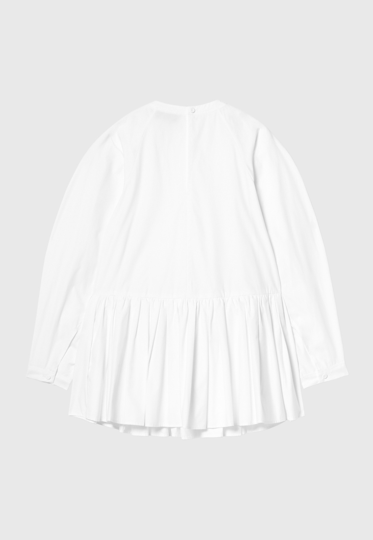 COTTON SILK TYPEWRITER BLOUSE 詳細画像 White 5