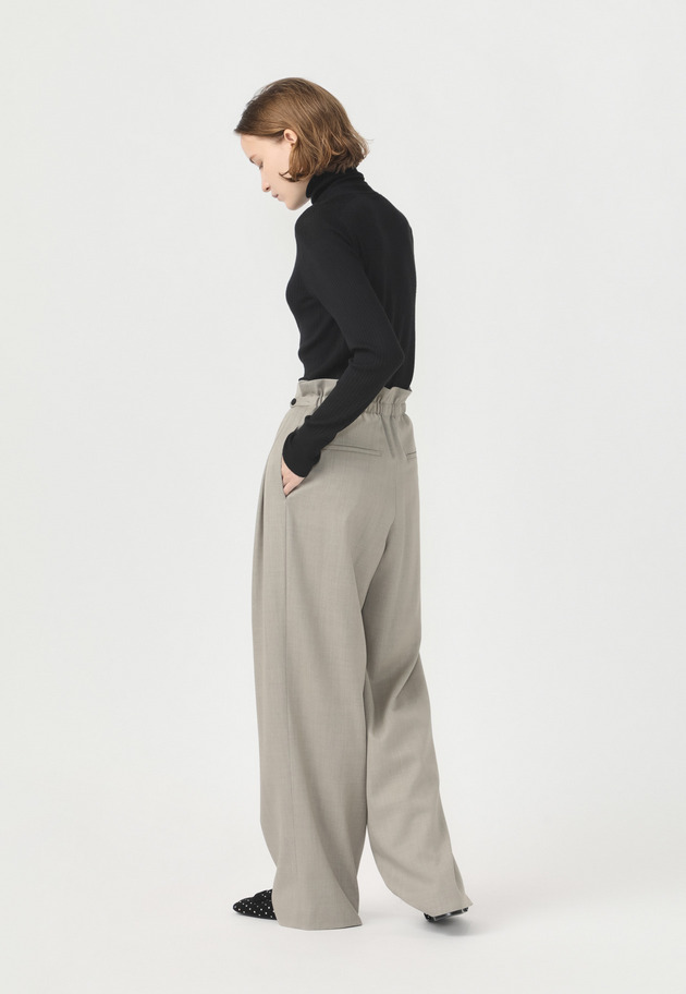 WOOL TWILL PANTS 詳細画像 Beige 7