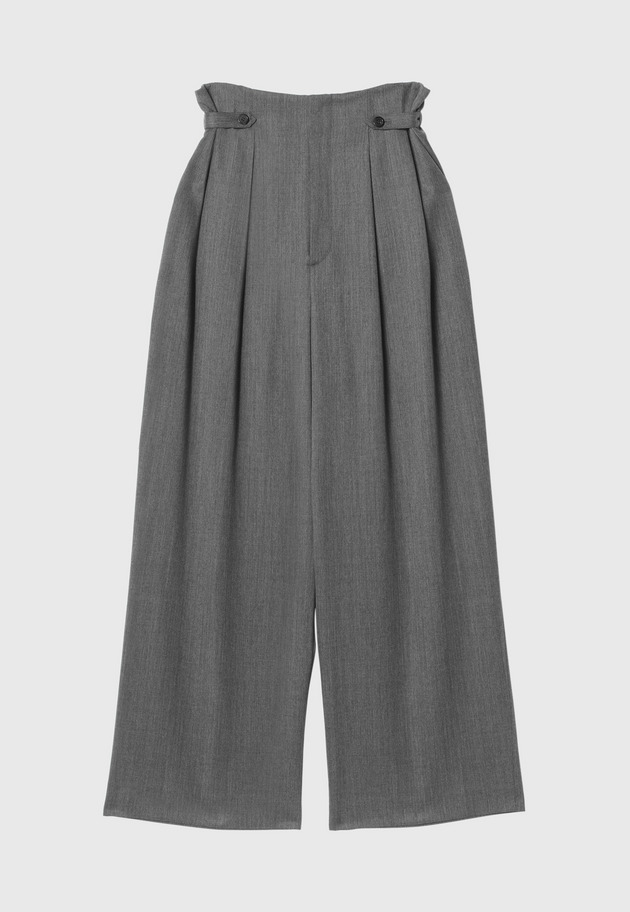 WOOL TWILL PANTS 詳細画像 Gray 6