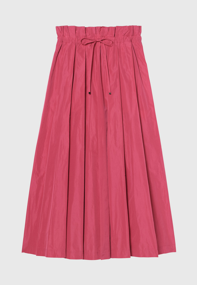 TAFFETA TUCK SKIRT 詳細画像 Pink 4