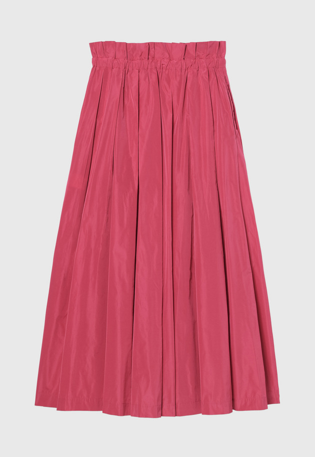 TAFFETA TUCK SKIRT 詳細画像 Pink 5