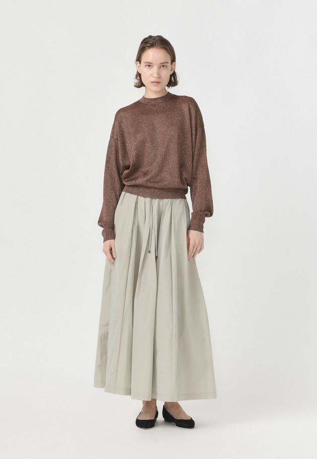 TAFFETA TUCK SKIRT 詳細画像 G.BE 1