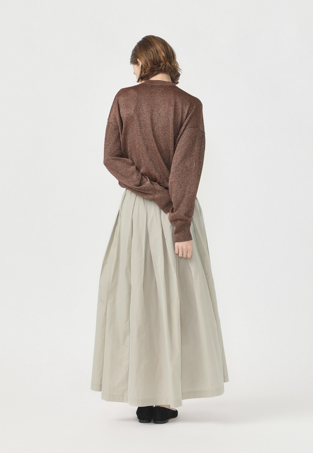 TAFFETA TUCK SKIRT 詳細画像 G.BE 3