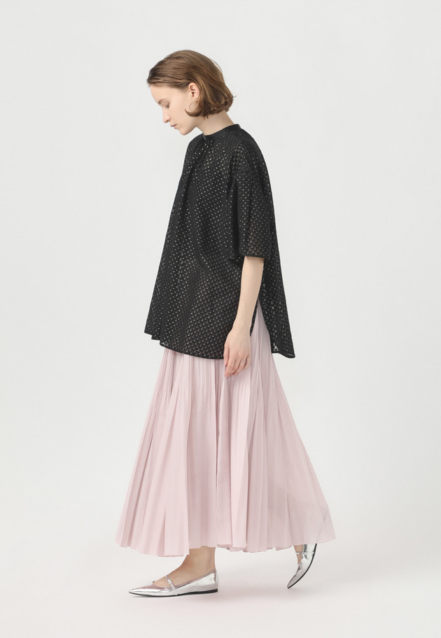 ORGANDY PLEATS SKIRT 詳細画像 Pink 2