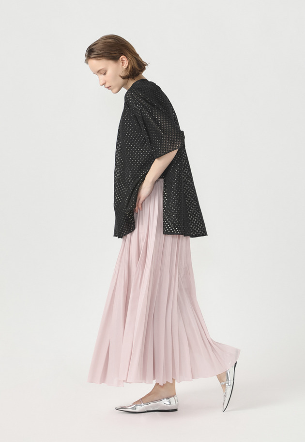 ORGANDY PLEATS SKIRT 詳細画像 Pink 3