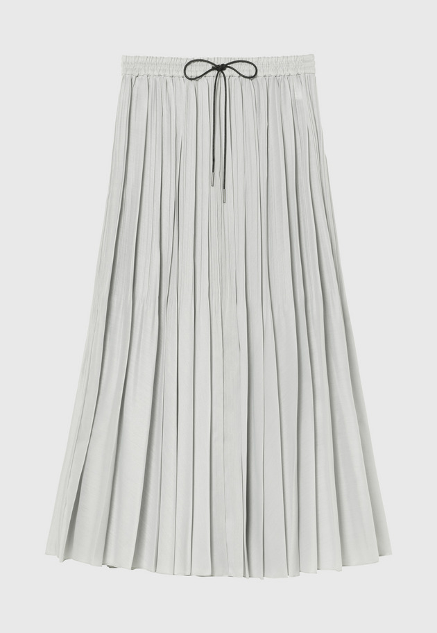 ORGANDY PLEATS SKIRT 詳細画像 Silver 1