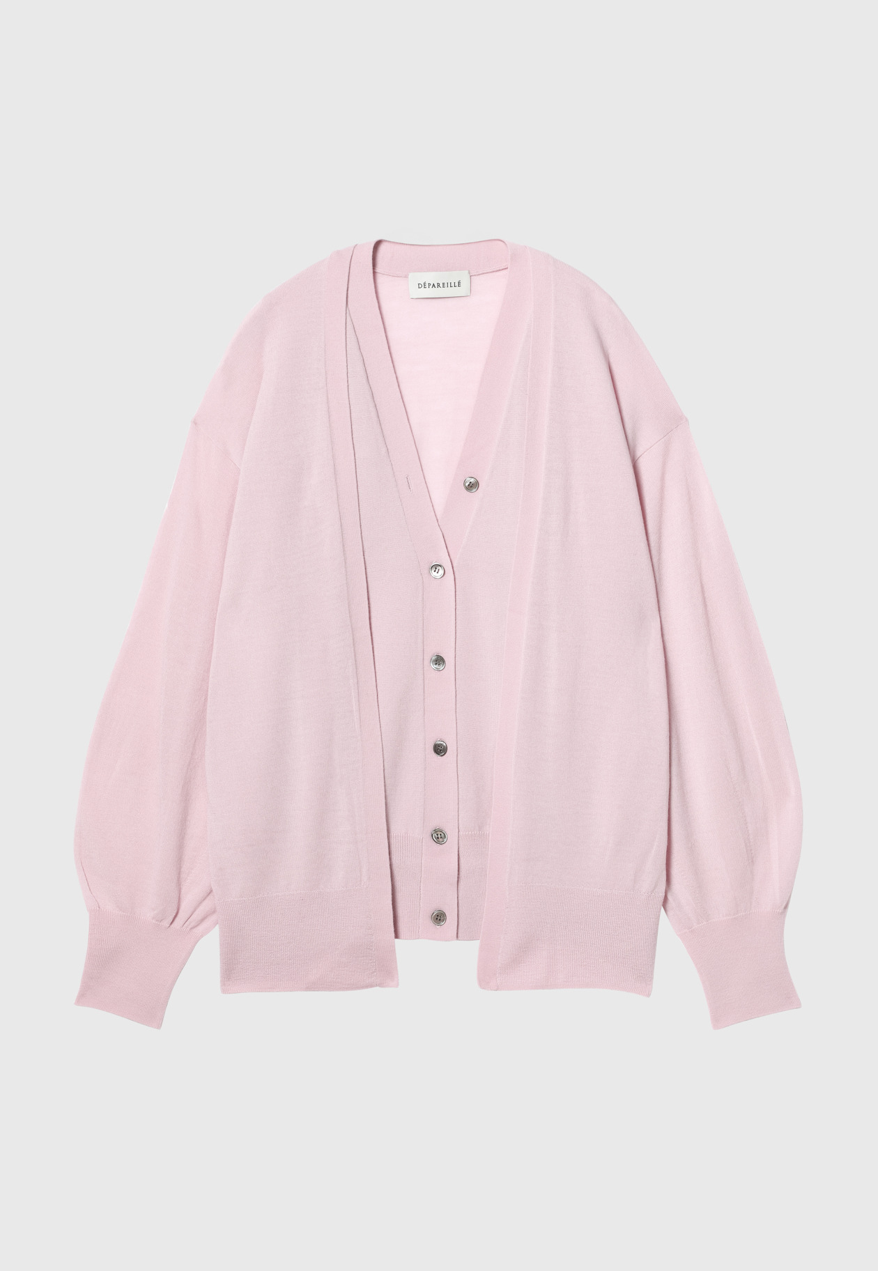 FRONT LAYER CARDIGAN 詳細画像 Pink 9