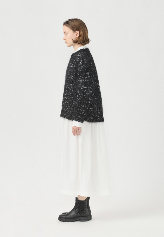 LAME MOHAIR KNIT 詳細画像 Black 4