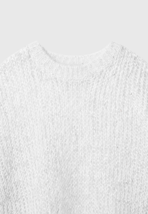 LAME MOHAIR KNIT 詳細画像 Silver 8