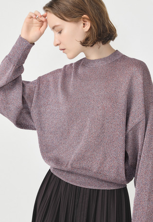 LAME DOLMAN KNIT