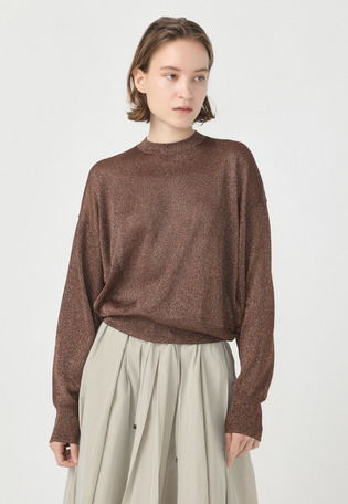 LAME DOLMAN KNIT