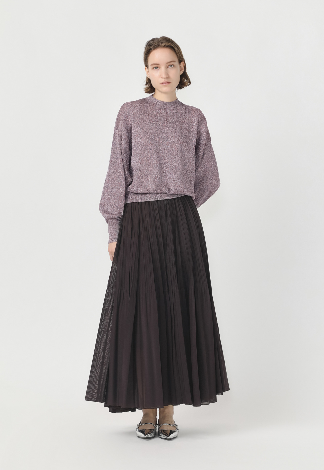 LAME DOLMAN KNIT 詳細画像 Pink 3